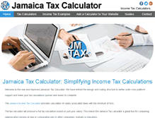 Tablet Screenshot of jamaicataxcalculator.com